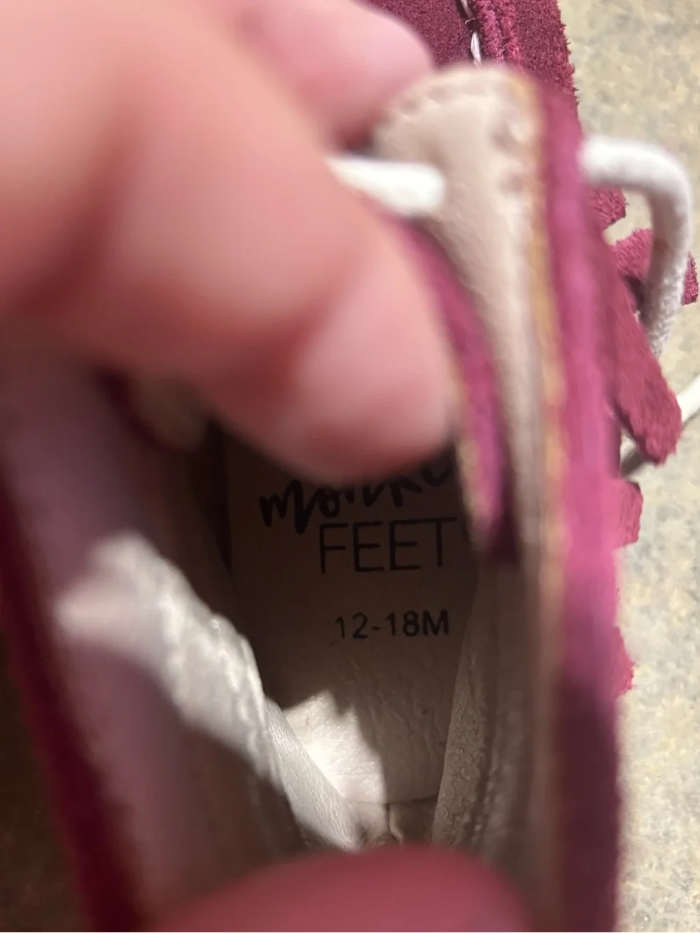 Monkey Feet soft suede